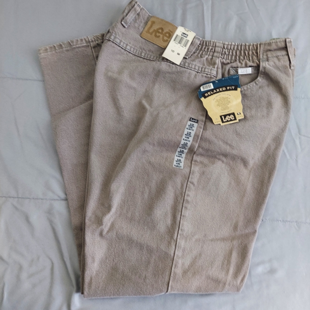 1990s Vintage Lee Relaxed Tapered-leg Jeans